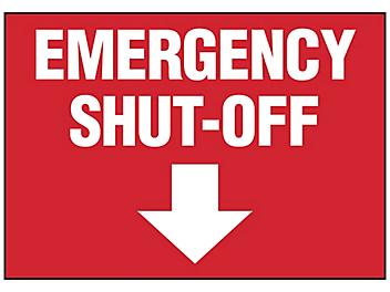 "Emergency Shut-Off" Decals