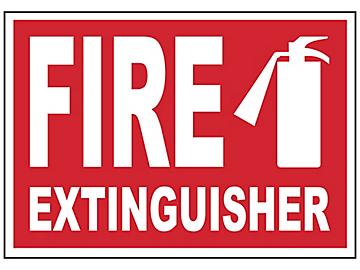 Etiqueta Adhesiva "Fire Extinguisher"