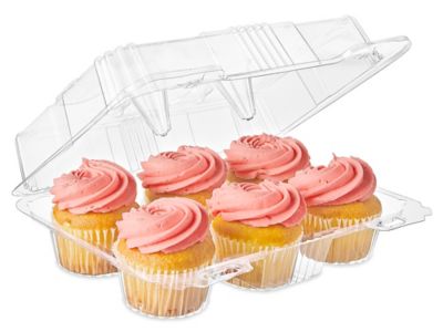 Cupcake Containers - 12 Cupcakes - ULINE - Carton of 100 - S-25145