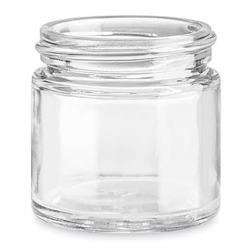 Clear Straight-Sided Glass Jars - 1 oz S-25161