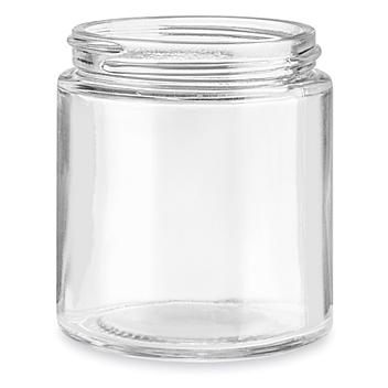 Clear Straight-Sided Glass Jars - 4 oz S-25163