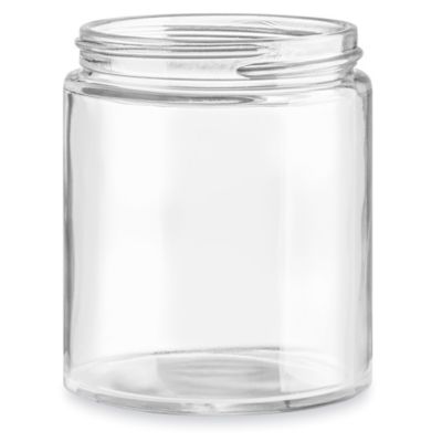 Clear Straight-Sided Glass Jars - 6 oz