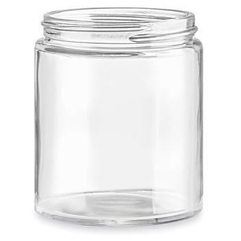 Clear Straight-Sided Glass Jars - 6 oz S-25164