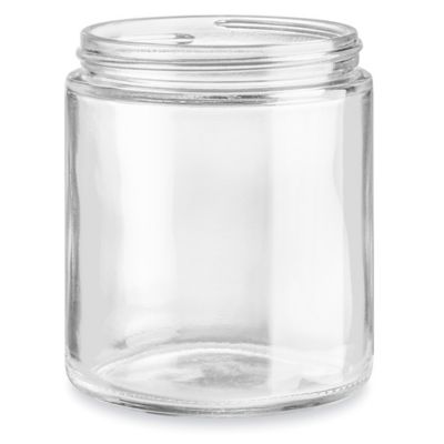 Clear Straight-Sided Glass Jars - 8 oz S-25165