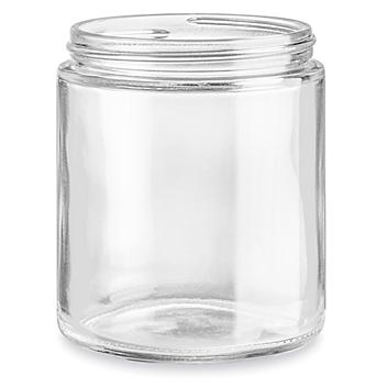 Clear Straight-Sided Glass Jars - 8 oz S-25165