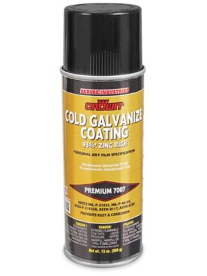 Cold galvanizing spray over on sale rust