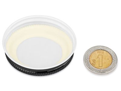 Tapas de Acero - Paquete por Volumen - 48/400, Black S-25208B