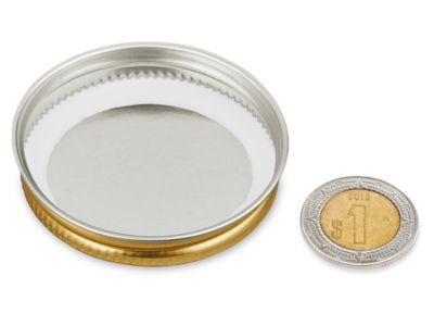 Tapas de Acero - 53/400, Dorado S-25219