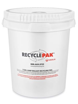 Prepaid Ballast Recycling Pail Kit - 5 Gallon S-25225