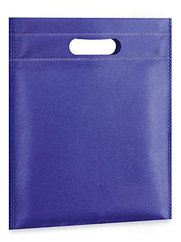 Reusable Die Cut Handle Bags - 10 x 12", Blue S-25241BLU