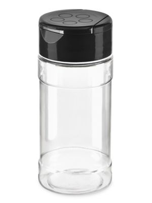 Plastic Spice Jars 4 oz Lined S 25253 Uline