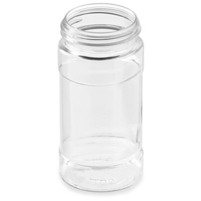 Plastic Spice Jars Bulk Pack 8 oz Lined