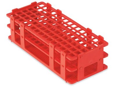 Test Tube Rack - For 13 mm Tubes, 90 Places, Red S-25267R