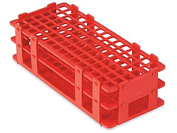 Test Tube Rack - For 13 mm Tubes, 90 Places, Red S-25267R