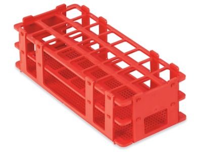 Test Tube Rack - For 25 mm Tubes, 24 Places, Red S-25270R