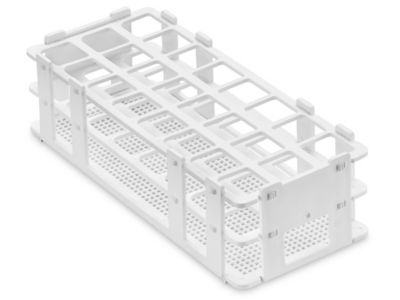Test Tube Rack - For 25 mm Tubes, 24 Places, White S-25270W