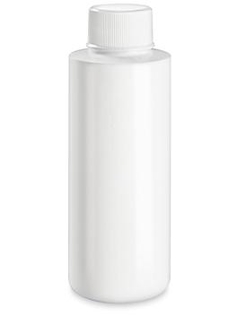 White Cylinder Bottles - 4 oz S-25299