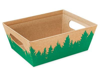  Printed Market Trays - 9 x 7 x 3"