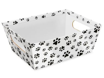 Printed Market Trays - 9 x 7 x 3", Paw S-25302PAW