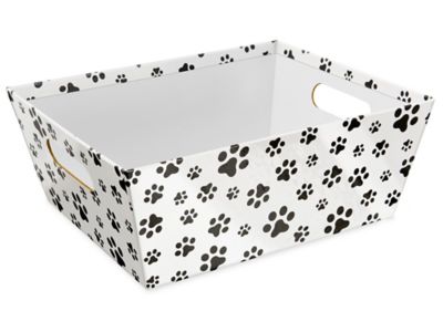 Printed Market Trays - 12 x 9 x 4", Paw S-25303PAW