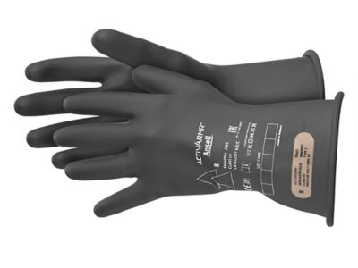 Ansell&reg; ActivArmr&reg; Electrical Gloves - Class 00, Black, Medium S-25317BL-M