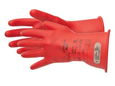 Ansell&reg; ActivArmr&reg; Electrical Gloves - Class 00, Red, Medium S-25317R-M