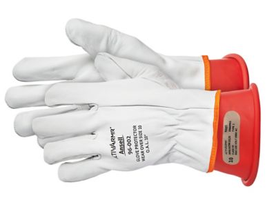 Leather deals electrical gloves