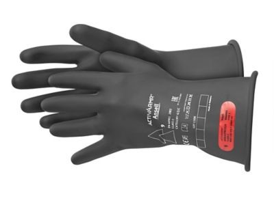 Ansell&reg; ActivArmr&reg; Electrical Gloves - Class 0, Black, Large S-25318BL-L
