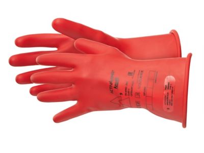 Airgas - ANE80-100-7 - Ansell Size 7 ActivArmr® Natural Latex Rubber Coated  Work Gloves With Cotton And Polyester Liner And Knit Wrist