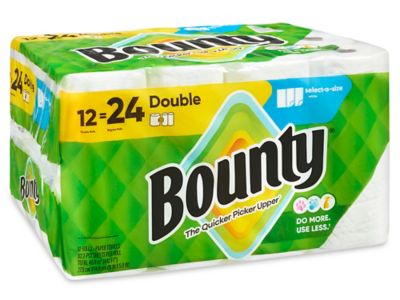 Bounty 2-Ply Select-a-Size Paper Towel Roll, 90 Sheets / Roll - 24/Case