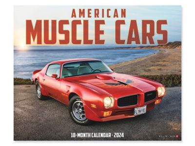 2024 American Muscle Cars Calendar S25376 Uline