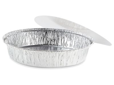 Aluminum Foil Take-Out Containers - 9 x 6 - ULINE - Carton of 250 - S-25388