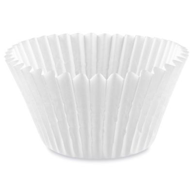 Baking Cups  White Fluted 2 1/4 x 1 7/8 (500 / Pack)