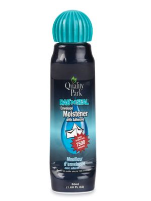 Quality Park Dab-N-Seal Envelope Moistener w Adhesive, 50ML Bottle