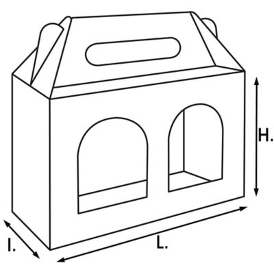 Boîtes à pignon avec fenêtre