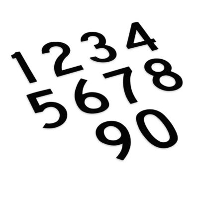 2" Die-Cut Vinyl Numbers Kit S-25436