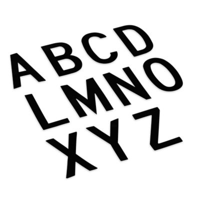 2 Vinyl Letters Kit S-14680 - Uline