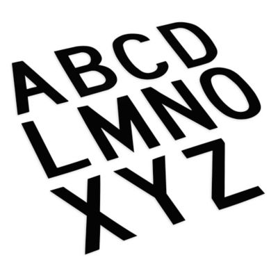 3" Die-Cut Vinyl Letters Kit S-25439