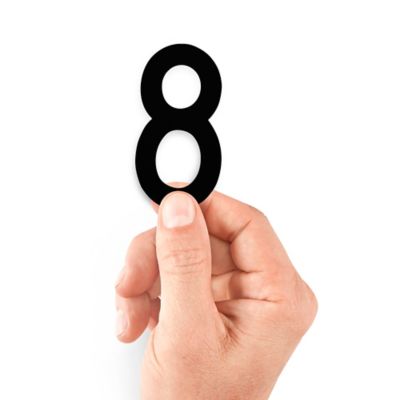 3" Die-Cut Vinyl Number Labels - "8" S-25441-8