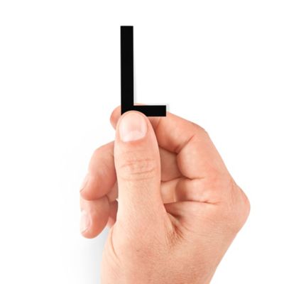 2" Die-Cut Vinyl Letter Labels - "L" S-25442-L