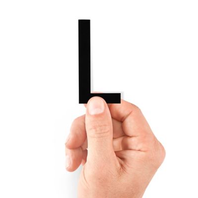 3" Die-Cut Vinyl Letter Labels - "L" S-25443-L