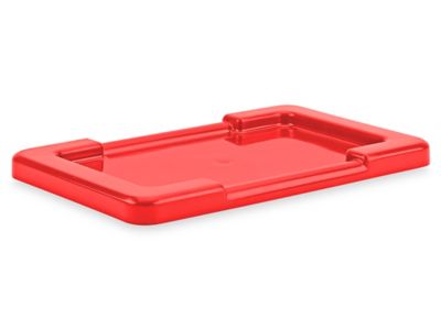 Cross-Stack Tub Lid - 18 x 11", Red S-25444R