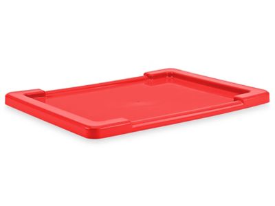 Cross-Stack Tub Lid - 24 x 17", Red S-25445R