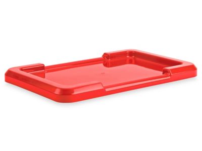 Cross-Stack Tub Lid - 25 x 16", Red S-25446R