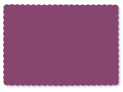Paper Placemats - 10 x 14", Burgundy S-25460BU