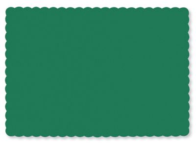 Paper Placemats - 10 x 14", Hunter Green S-25460HG