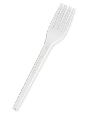 CPLA Fork - Bulk Pack, White S-25483W
