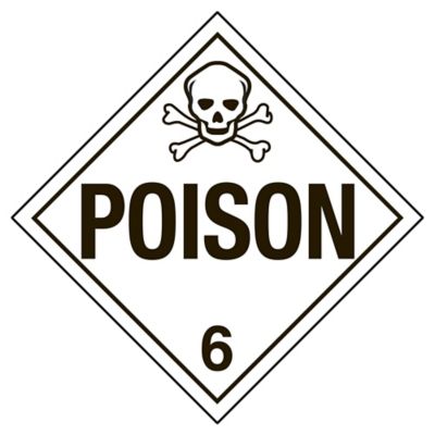  D.O.T. Placard - "Poison"