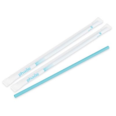 Phade&reg; PHA Drinking Straws - 7.75", Blue S-25572