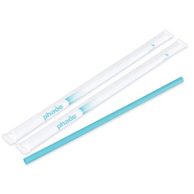 Phade&reg; PHA Drinking Straws - 8.5", Blue S-25573